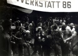 Schleimkeim bei der Punkwerkstatt in Erfurt 1986 (Bildrechte: Geralf Pochop)